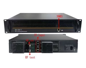 IPAM-32XTV/64XTV CATV 32-канальный IP-аналоговый модулятор NTSC/PAL/D/K/SECAM двойной IP вход поддерживает AC3 5,1 дюймов LED CH Y VOL FTTH - Product Image 2