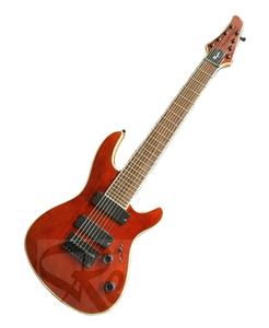 Xingweifang — guitare électrique à 8 cordes professionnelle, encolure par le corps, son agréable - Product Image 1