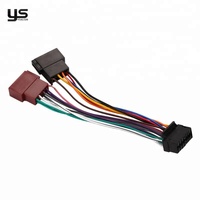 Arnés de Cableado ISO Universal de Alta Conductividad con Núcleo de Cobre Estañado de 16 Pines Macho y Hembra para Instalación de Estéreo en Automóviles
