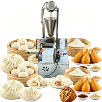Machine de formage de pains entièrement automatique, machine à encruster les pâtisseries de type table, machine de formage de snacks fourrés multi-formes