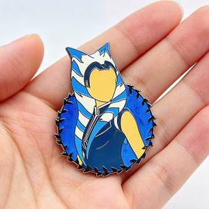 Pin de Solapa Personalizado con Diseño de Dibujos Animados, en Metal Esmaltado Duro con Recubrimiento de Níquel Negro, Ideal para Regalos, Precio de Fábrica - Product Image 6