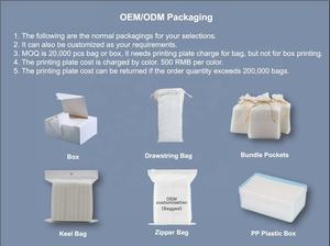 100 pcs OEM bán buôn Vòng bông Pad dùng một lần mặt trang điểm Remover <span class=keywords><strong>Pads</strong></span> y hình dạng 100% tinh khiết Bông miếng mỹ phẩm cho khuôn mặt - Product Image 6