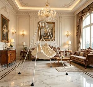 Cuna <span class=keywords><strong>Eléctrica</strong></span> con Soporte Metálico, Diseño Moderno, Plegable, Mueble para Interiores y Exteriores - Product Image 5