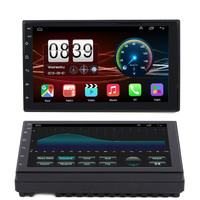 Layar Stereo MP5 Portabel 7 inci 2 Din 1+16GB, Radio Mobil Android, Pemasangan di Dasbor, Tanpa Carplay