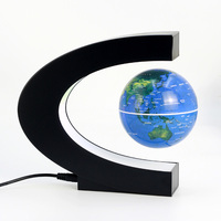 Lámpara de Noche Decorativa para el Hogar, Lámpara de Mesa Táctil Inteligente con Globo de Levitación Magnética Creativa de 3 Pulgadas