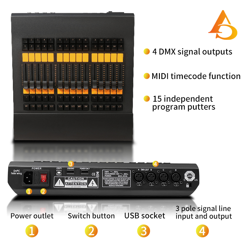 Grand Ma2 on Pc Fader Wing - Professional Lighting Control