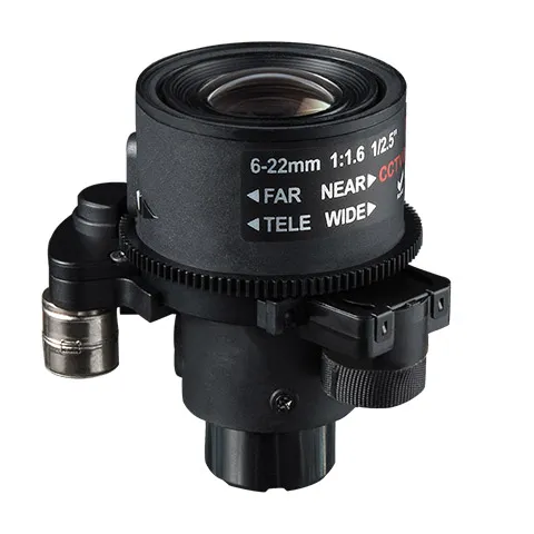 5MP Manual /Motorized Zoom 6-22mm CCTV Lens