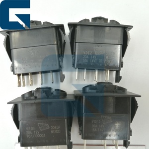 701/E0001 701/E0002 701/E0003 701/E0004 Interruptor en Blanco para Panel de Retroexcavadora - Product Image 2