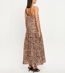 Il produttore di <span class=keywords><strong>abbigliamento</strong></span> OEM offre cappotti per abiti Casual estivi da <span class=keywords><strong>donna</strong></span> con stampa leopardata di alta qualità basati su campioni - Product Image 4