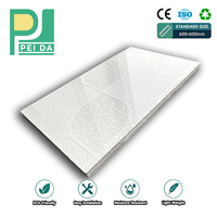 Panneau de plafond en PVC et plâtre léger, résistant à l'humidité, pour la décoration et la rénovation des maisons et bureaux