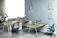 Table de bureau moderne extensible modulaire en bois de luxe haut de gamme personnalisée, bureau de direction, bureau de PDG, bureau de gestionnaire, vente de la marque LS