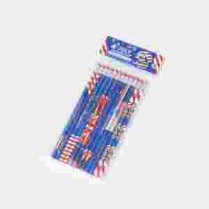 Crayons en bois standard en gros, série Fête de l'Indépendance, mine noire HB pour les écoles, marque OEM&ODM - Product Image 1