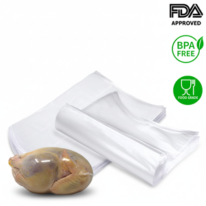 Sacs thermoscellables pour volailles, taille personnalisée, <span class=keywords><strong>film</strong></span> d'emballage transparent de qualité alimentaire pour poulets et lapins - Product Image 1