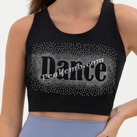Transfert thermocollant de strass en cristal AB en vrac pour motif de danse, idéal pour les t-shirts de groupes de cheerleading