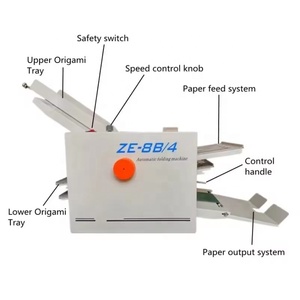 Machine automatique de pliage de papier pour enveloppes et lettres ZE-8B/4 ZE-9B/4 310*700mm - Product Image 2