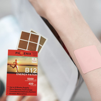 Patchs à la vitamine B12 de marque privée pour une meilleure matinée Patch de mise au point individuel de soutien énergétique imperméable à l'eau avec tous les ingrédients naturels