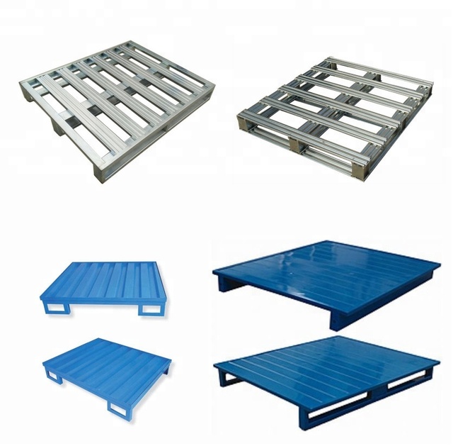 Industrial Heavy Duty Warehouse Forklift Steel Pallet Pallets Euro Iron Steel Pallets Professional China Factory Customized