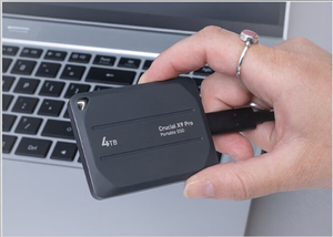 Внешний твердотельный накопитель PSSD X9 Pro X9 1 ТБ/2 ТБ, SATA 3.0, из алюминиевого сплава, беспроводной, портативный USB SSD для ноутбуков, ударопрочный, пылезащитный, Crucial - Product Image 4