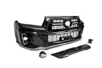 Ensemble de pare-chocs avant avec feux antibrouillard pour Toyota Hilux Rocco Body Kit Revo 2018+, couvercle de pare-chocs avant, calandre, pièces de carrosserie automobile