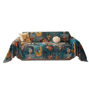 Copricuscino Bohemian Galaxy Dreaming con Motivi Floreali, Universale per Autunno Inverno <span class=keywords><strong>e</strong></span> Tutte <span class=keywords><strong>le</strong></span> Stagioni, Anti-Graffio per Gatti, Lavabile a Mano - Product Image 2