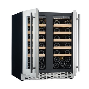 VI46-2D Household Wine and Beer Bar Upright Fridge Door Wine Drink Chiller Stainless Steel Outdoor 60 Nevera Para Drawer Refrige - Product Image 4