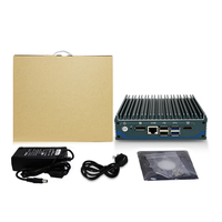 Fanless N100 Mini PC 2.5Gbe IoT Edge Firewall Appliance Router PC HD DP USB WiFi6 Ranura para tarjeta SIM Servidor pequeño PC