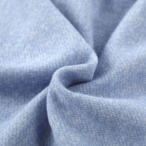 230 जीएसएम 65% पॉलिएस्टर 35% कपास फ्रेंच टेरी बुना हुआ खिंचाव कस्टम 160 सेमी विंटर जॉगर ट्रैकसूट हूडी कपड़े हीथर टेरी - Product Image 5