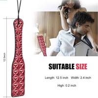 Fessée en cuir Paddle Fetish BDSM Gear Palm Clap Mischief Fantasy Cosplay Flirt Slave Paddles Sexy Flogger Sex Toys SM