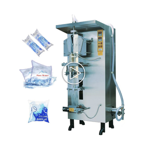 เครื่องบรรจุซองนมแบบอัตโนมัติแนวตั้ง SJ-1000 50-500 มล. 37 ซอง/นาที ควบคุมด้วย PLC ความแม่นยำสูง เกรดอาหาร - Product Image 1