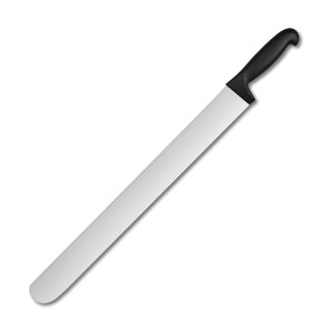 19-inch Stain-Resistant Thép Không Gỉ Thân Thiện Với Môi Ambidextrous Nhà Bếp Đảng Món Tráng Miệng Kebab Dao <span class=keywords><strong>PP</strong></span> Xử Lý Cho Phục Vụ Bánh - Product Image 1