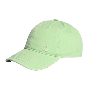 Casquette de baseball vert clair délavée, visière usée, style Dad Hat, logo personnalisé, décontractée, sport, extérieur - Product Image 1