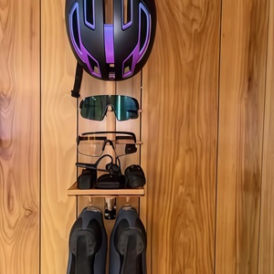 Étagère murale multifonctionnelle réglable en bois moderne, idéale comme cadeau pour les <span class=keywords><strong>cyclistes</strong></span> et les salons - Product Image 6