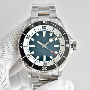Reloj Mecánico Automático Clásico de Alta Calidad para Hombre, Esfera Negra, Bisel Giratorio Decorativo, Correa de Acero Inoxidable - Product Image 5
