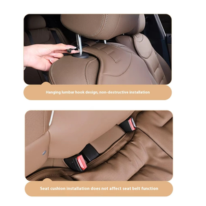 Housses de siège auto de haute qualité, résistantes aux taches, pratiques, belles et luxueuses, accessoires intérieurs en cuir - Product Image 4