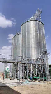 Plaque de fond de trémie de silo en acier galvanisé à chaud de grande capacité 50T-1000T Nouveau utilisé pour les industries de la construction agricole Silo de riz - Product Image 6
