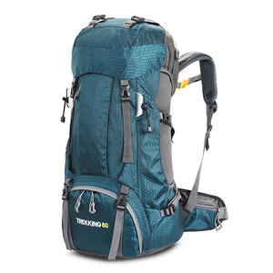 Mochila de Senderismo Personalizada de 40L 50L 60L con Cubierta Impermeable, Mochila Impermeable de Gran Capacidad para Escalada, Campamento y Senderismo al Aire Libre - Product Image 2