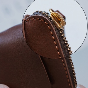 Vintage Japanese Style <b>Mini</b> Coin Purse PU Soft Leather Slim Lipstick <b>Pouch</b> Portable Card Holder Clutch Wholesale - Product Image 4