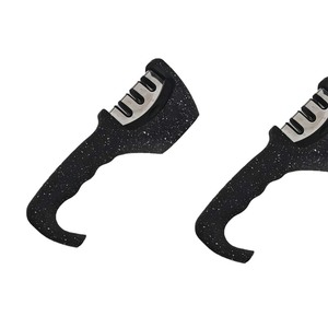 <span class=keywords><strong>Afilador</strong></span> de Cuchillos de Cocina Multifuncional Negro, Ecológico, Duradero y de Alta Calidad, Manual de 3 Secciones y Múltiples Granos - Product Image 4