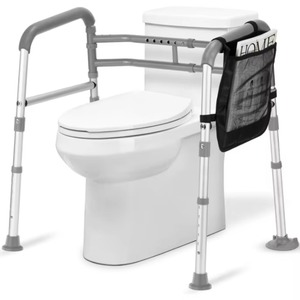 Disable plastic raised toilet seat chair with handle Toilet booster Factory Direct Raised Toilet For Elderly - Product Image 2