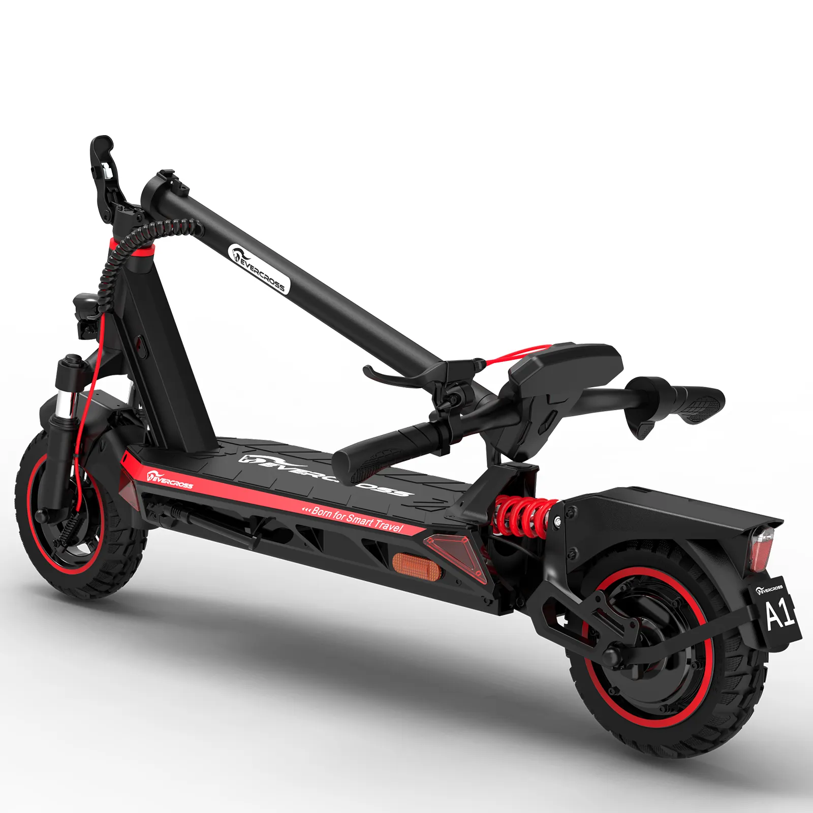 2024 fábrica rápida Evercross A1 EU stock 500W E-scooter adulto plegable cuerpo de aleación de aluminio scooters eléctricos