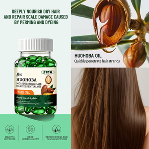 Aceite de Jojoba Orgánico Natural Personalizado, Vitaminas para el Cabello, Reparación sin Enjuague, Nutrición, Cuidado Anticaspa, Control de Grasa, Ácido Hialurónico, Aminoácidos - Product Image 3