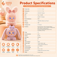 Peluche AI Kawaii Mini avec 7 Styles de Personnages, Yeux LED Expressifs, Clonage Vocal ChatGPT 50+ Langues, Mémoire Longue Durée, WiFi 2.4G, Unisexe