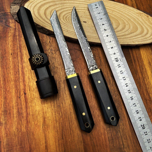 Cuchillo de Bolsillo Táctico Kiku de Alta Calidad, Personalizable OEM, con Funda de Plástico, Mango de Madera y Aplicaciones en Cuero para Uso EDC y Bricolaje - Product Image 2