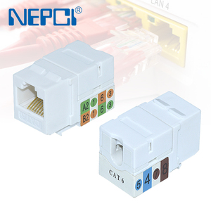 U L chứng nhận Keystone Jack cat6A <span class=keywords><strong>Cat6</strong></span> cat5e RJ45 Mạng 8P8C RJ11 mạng thông tin liên lạc kết nối <span class=keywords><strong>Coupler</strong></span> XJY-NE-188 - Product Image 3