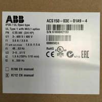 PLC 1pc Nuevo Acs150-03e-01a9-4 Acs15003e01a94 Envío Acelerado para Producto con Garantía