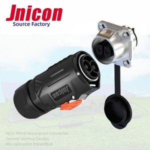 Jnicon MJ32 120A 2Pin IP67 водонепроницаемый разъем Ebike EV автомобильный аккумулятор для мотоцикла вторичный замок авиационный Электрический разъем - Product Image 1
