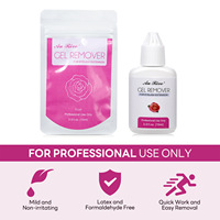 Dissolvant de colle à cils personnalisé de 15 ml, meilleur dissolvant de colle pour extensions de cils pour l'élimination professionnelle de la colle à cils