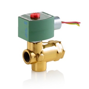 Válvula Solenoide de Acción Directa de 4 Vías 4/2, Cuerpo de Latón y Acero Inoxidable, Puerto NPTF de 1/4'', Protección IP65/IP66/IP67, 110/120 V CA - Product Image 4
