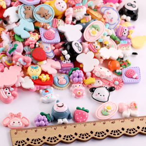 Décorations de téléphone en résine série Princesse, couleurs mélangées, accessoires mignons de dessin animé à faire soi-même pour la décoration de téléphone portable - Product Image 2