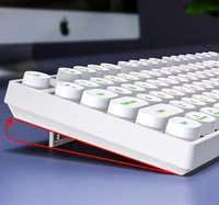 Clavier de jeu personnalisé K87 en langues allemande, française, espagnole, arabe, AZERTY - Clavier français, espagnol, arabe, allemand